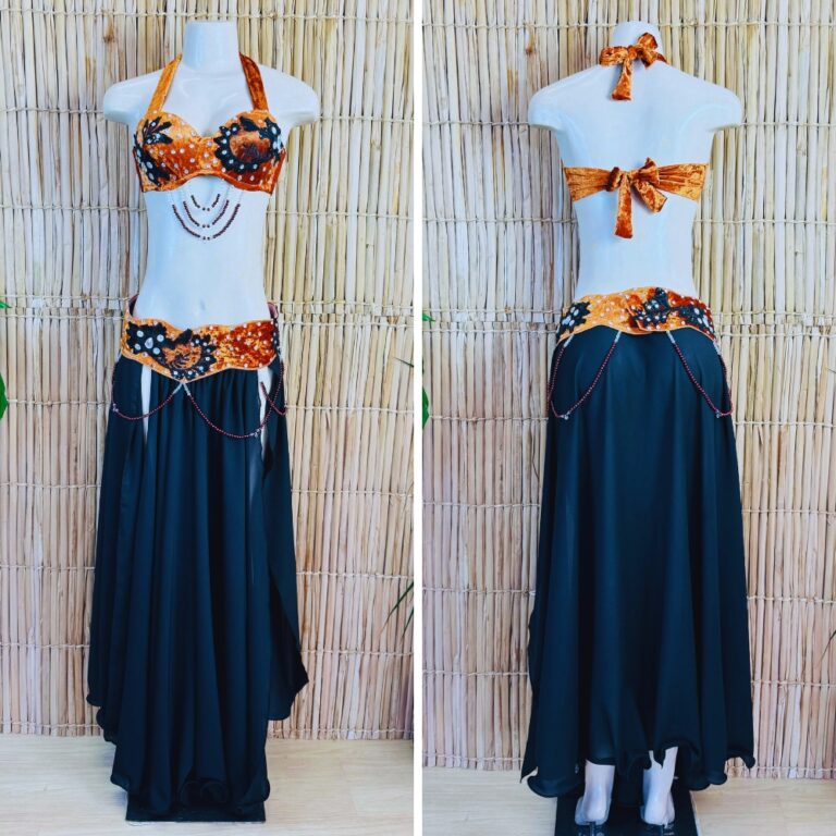 [Liquidação] Dança do Ventre Traje Bordado Comp