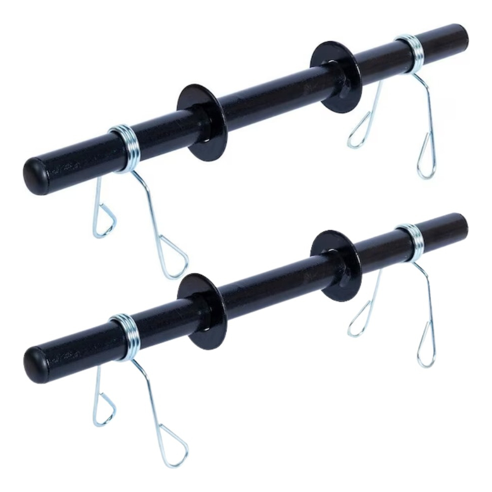 Par Barra Oca 40cm Com Presilhas Para Academia Musculação Halter Treino Bicipes Ombro e Peito Exercí