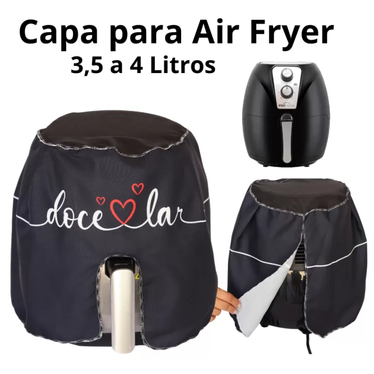 Capa Para Fritadeira Oxford Estampado Doce Lar