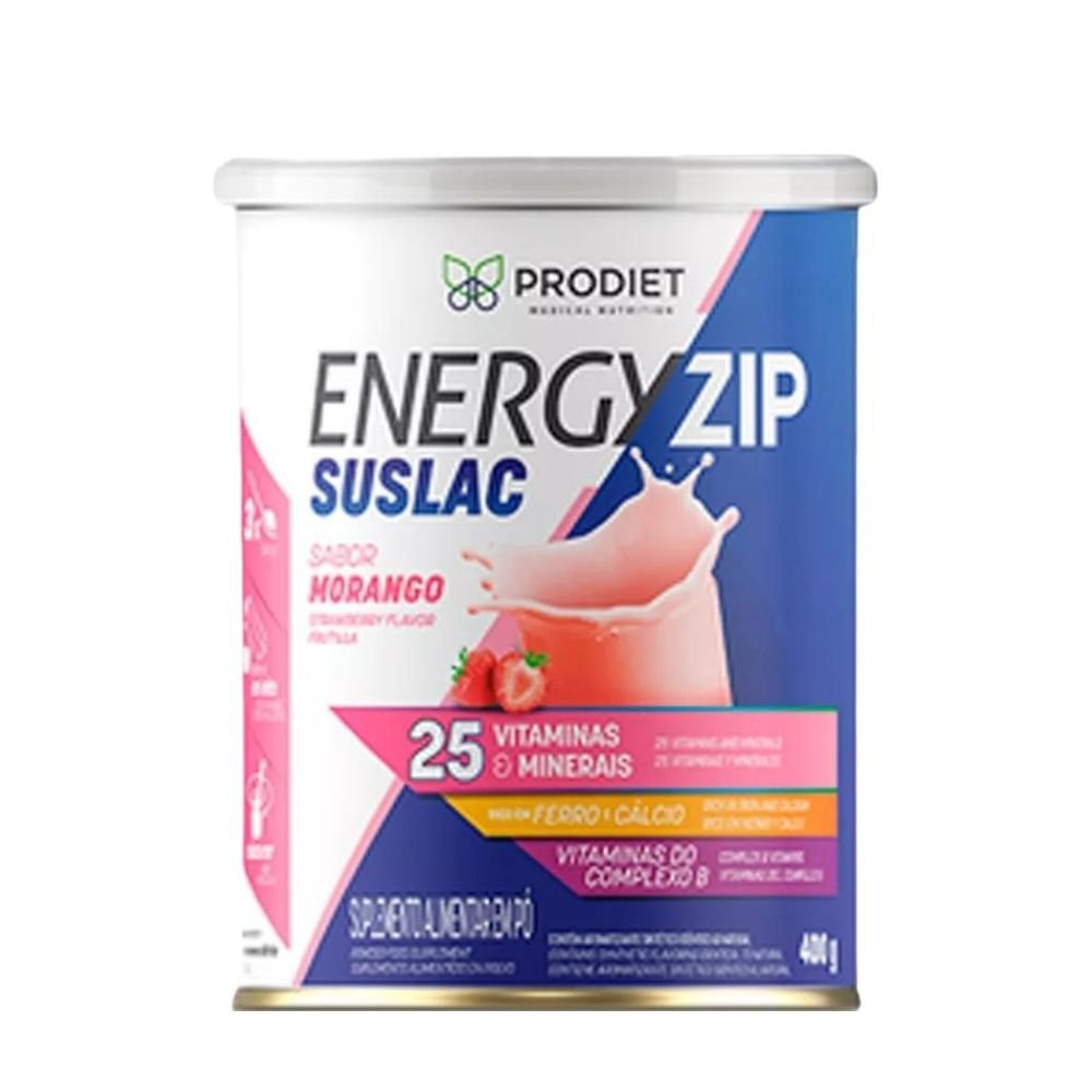 Energyzip Suslac Sabor Morango 400g – Prodiet
