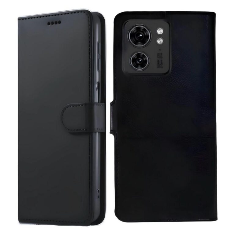 Capa Carteira Flip Preta + Película 3D Para Motor