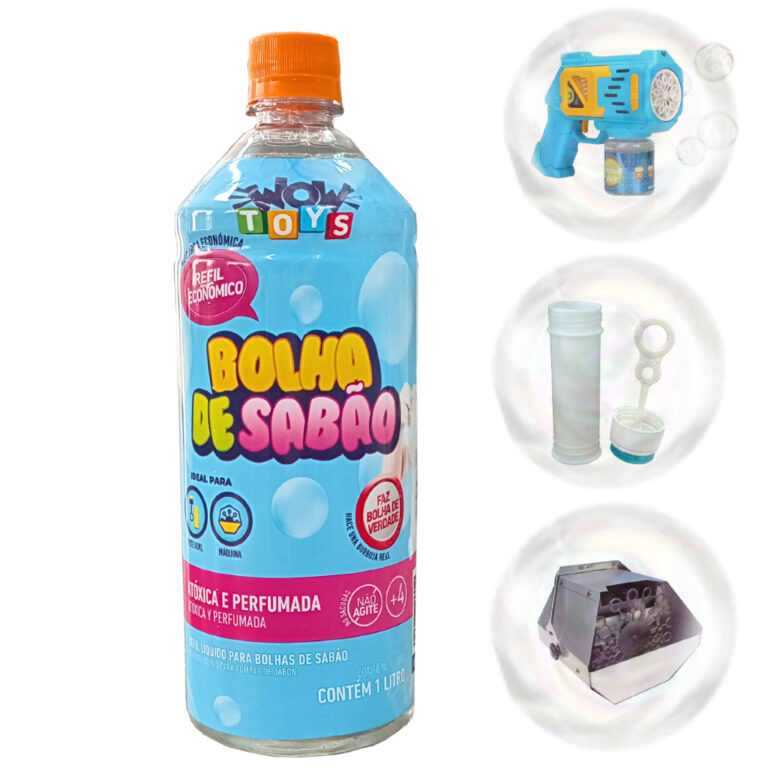 Refil Liquido Bubble WowToys Para Maquina De Fazer