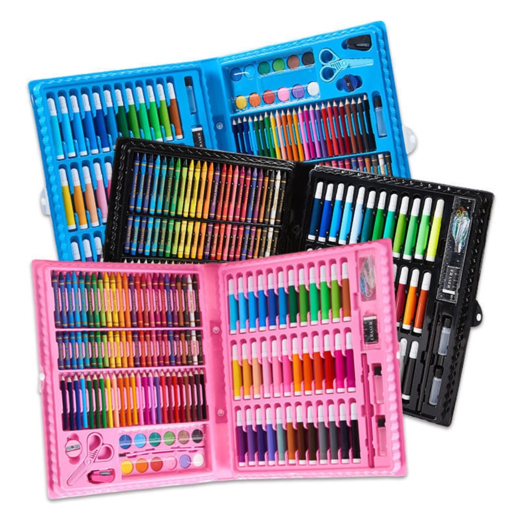 Maleta De Pintura Infantil Estojo 150 Peças Para Colorir