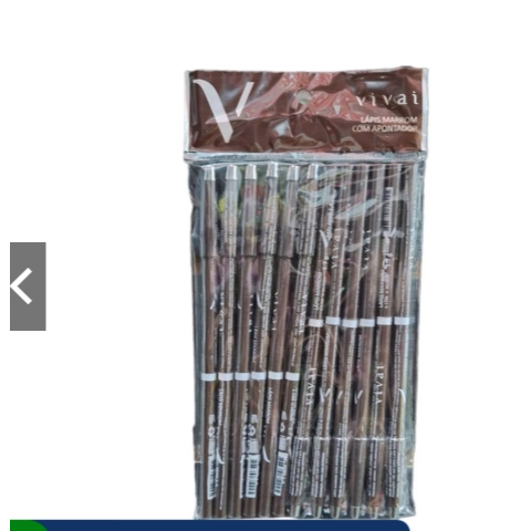 LAPIS MARROM VIVAI P/12 UNIDADES