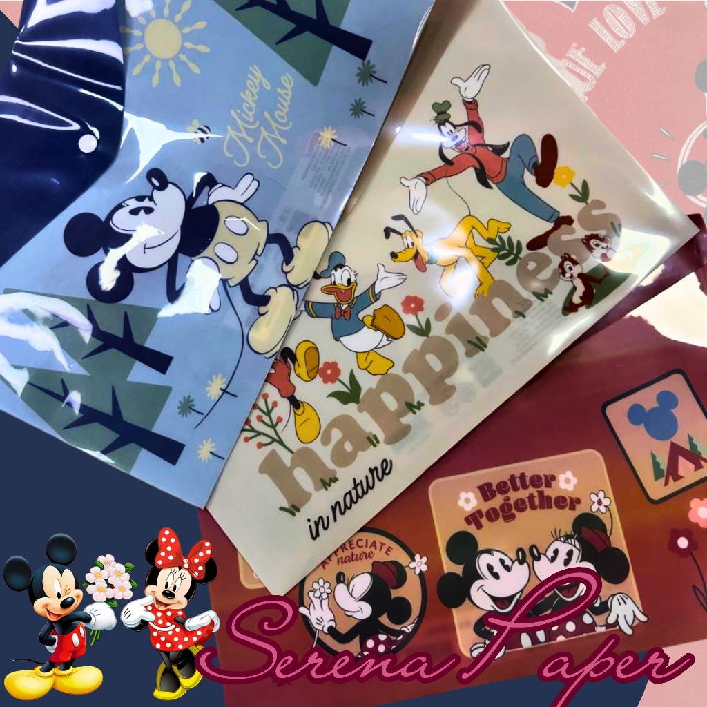 PASTA DE DOCUMENTOS MICKEY E SEUS AMIGOS / PAPELARIA FOFA KAWAII / MATERIAL ESCOLAR