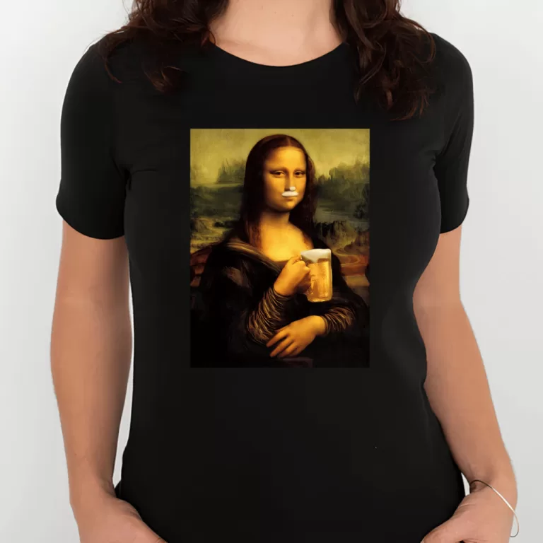Camiseta Feminina meme – Mona Bebendo Divert