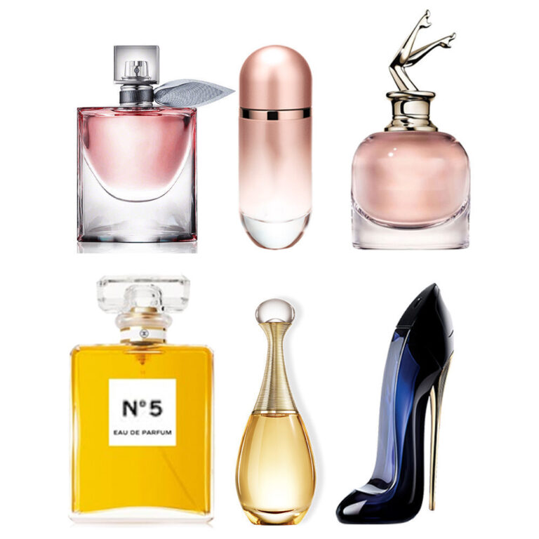 Kit 6 Perfumes Femininos (God Gil, La Vi, N°5, Sc