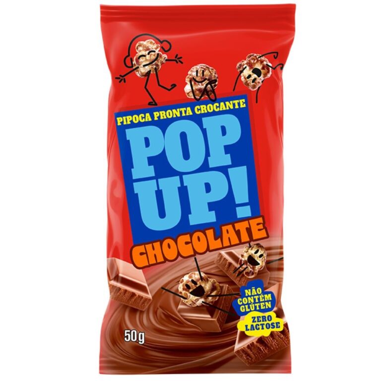 Pipoca Pop Up Chocolate ZDA 50g