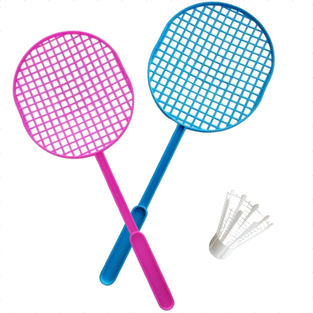Jogo de Raquetes Contém 20 Raquetes e 10 Petecas Brincadeira