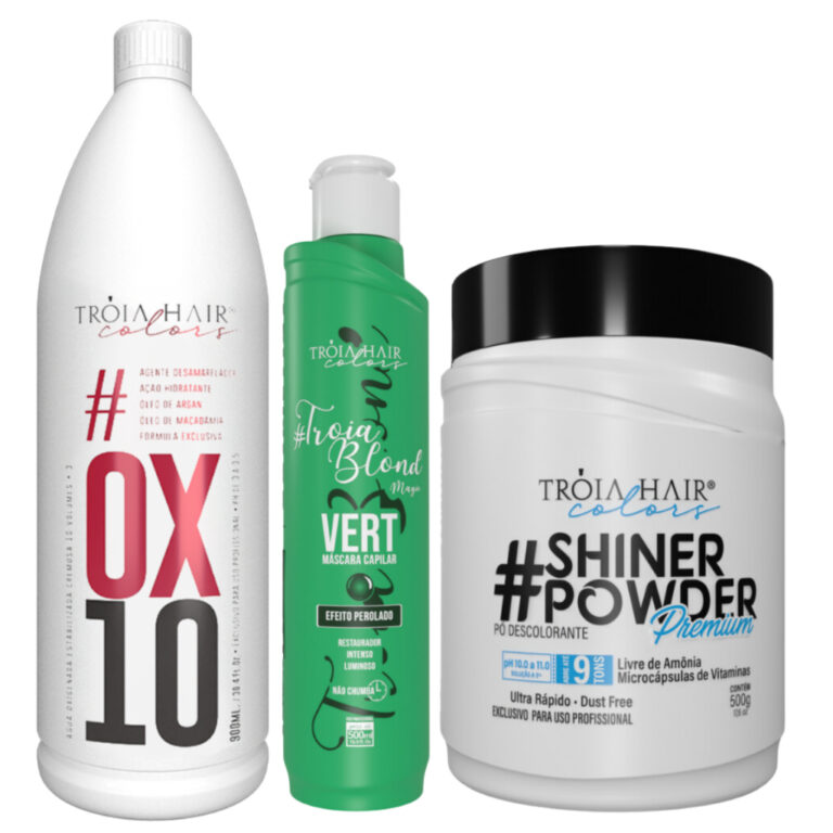 Loiro perolada – Troia Hair ox 10+ pó desco