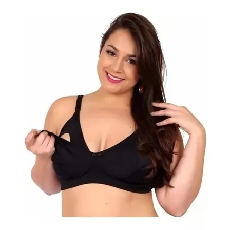 Sutiã Amamentação Gestação plus size microfib