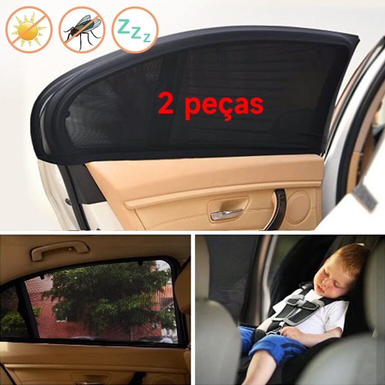 Kit 2 Capa Cortina Proteção Solar Anti Vento Pro