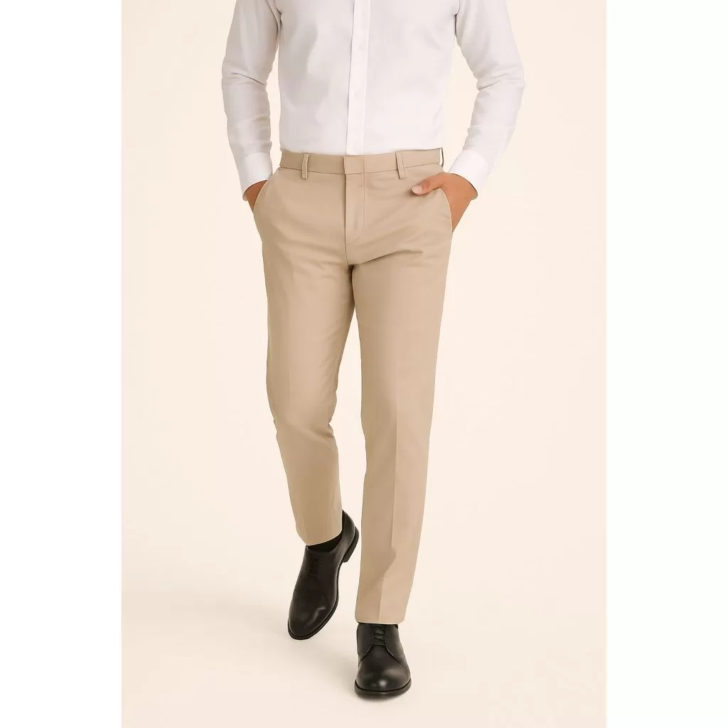 Clássico Elegante: Calça Social Masculina de AltaQualidade