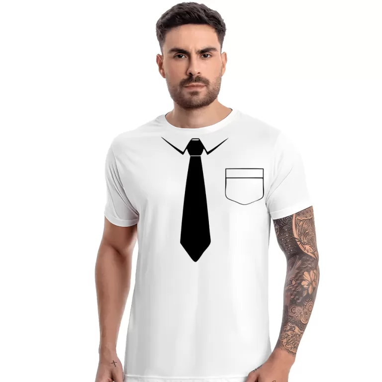 Camiseta Gravata Gravatinha Divertida Bonita