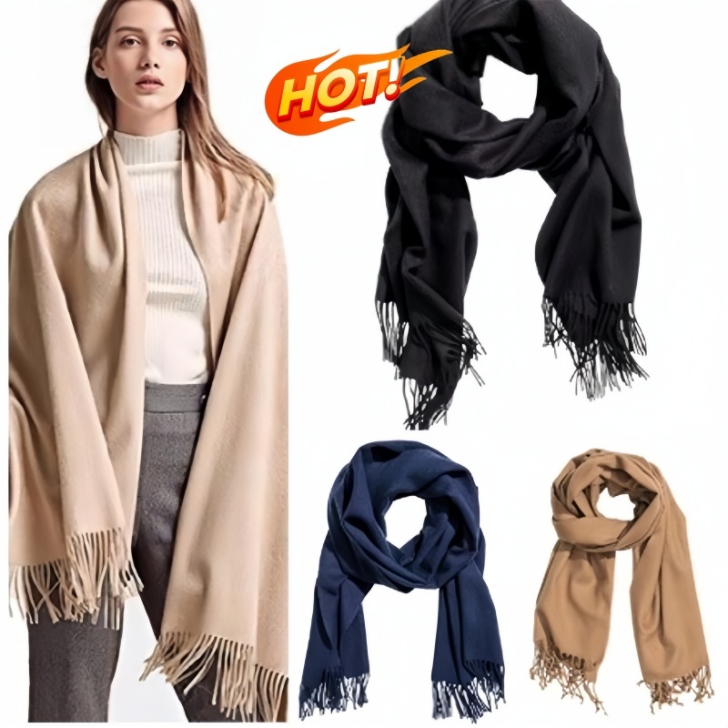 GROSSO E FINO Cachecol Inverno Lenço Pashmina Xale Echarpe Feminino
