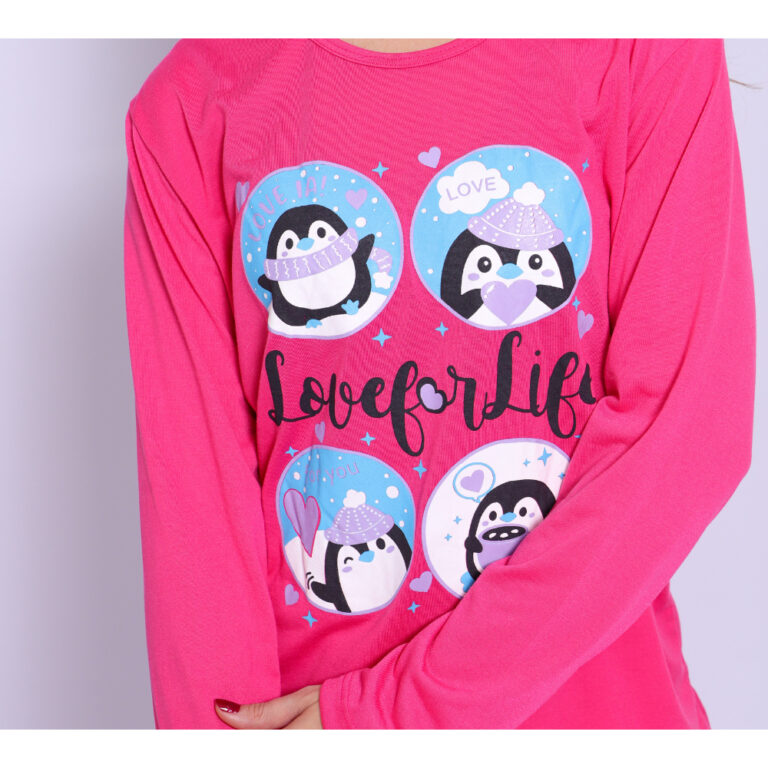 PIJAMA LOLA LONGO COM CALÇA E MANGA LONGA