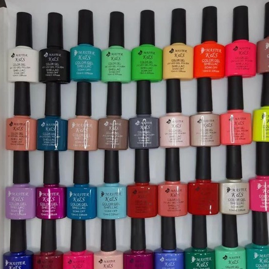 Kit 20 Esmaltes Sortidos Em Gel KES Coloridos Ofer