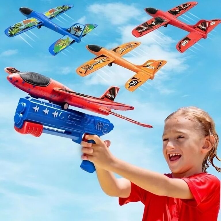Brinquedo Educativo Lançador De Avião Planador D