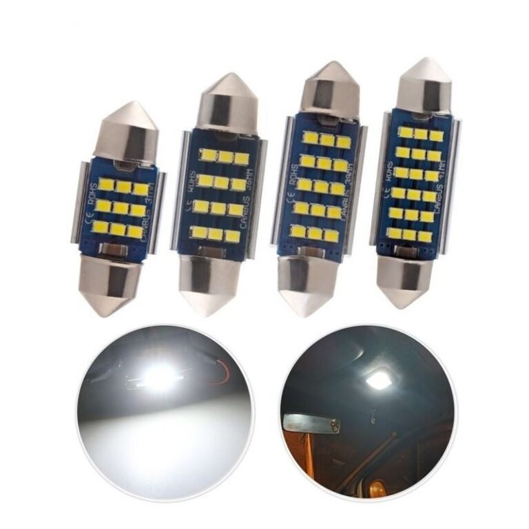 Lâmpada Led 18 Smd-2016 Festoon Torpedo 41mm 6000