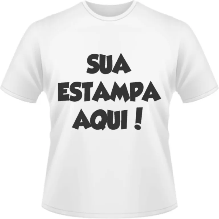camiseta estampa aq