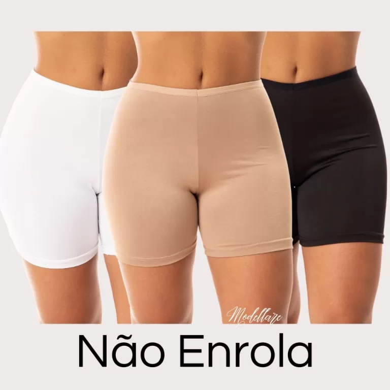 Short Íntimo Feminino Segunda Pele Anágua Modela