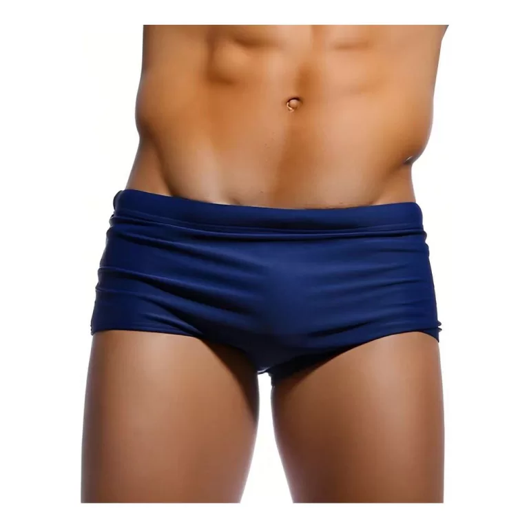 Sunga Boxer Masculina Praia Slim Fitness Preta Azu