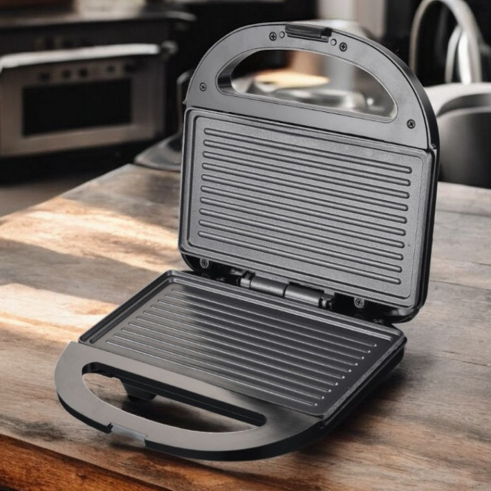 Sanduicheira e Grill Elétrico 127V Inox Essencial