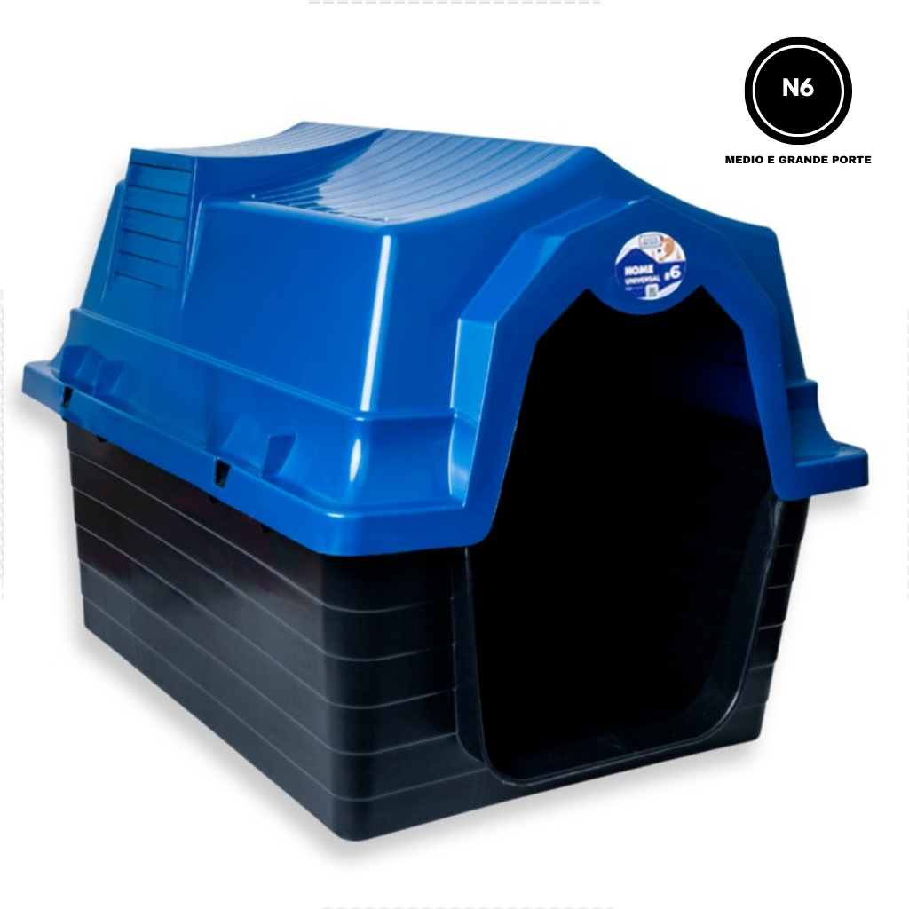 Casinha de Cachorro Grande e Medio Porte N6 Desmontavel Casa Plastica com Proteção UV Resistente