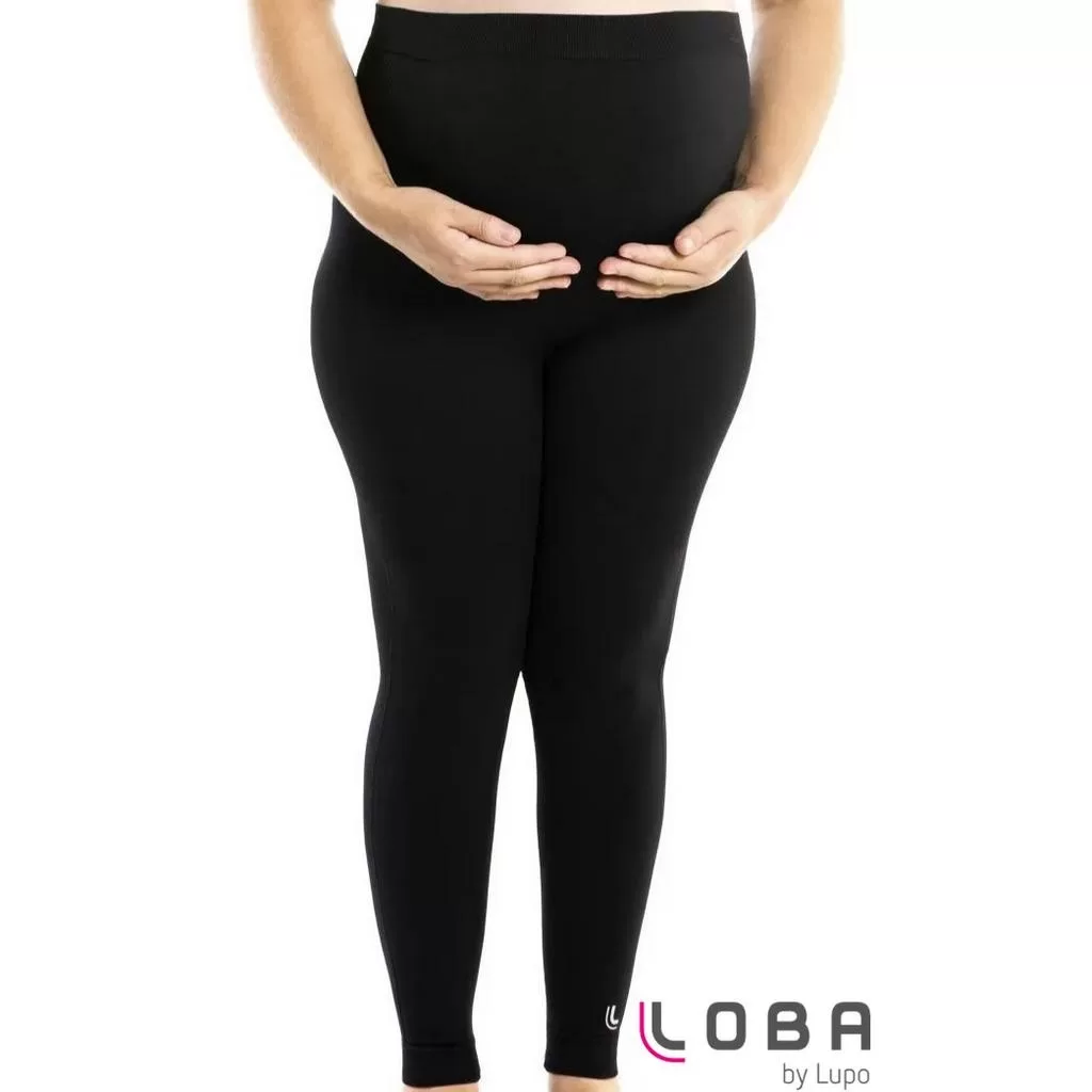 Calça Legging Gestante Lupo Original Loba Grávida Sem Costura Antiviral Antimicrobial Antibacteriano