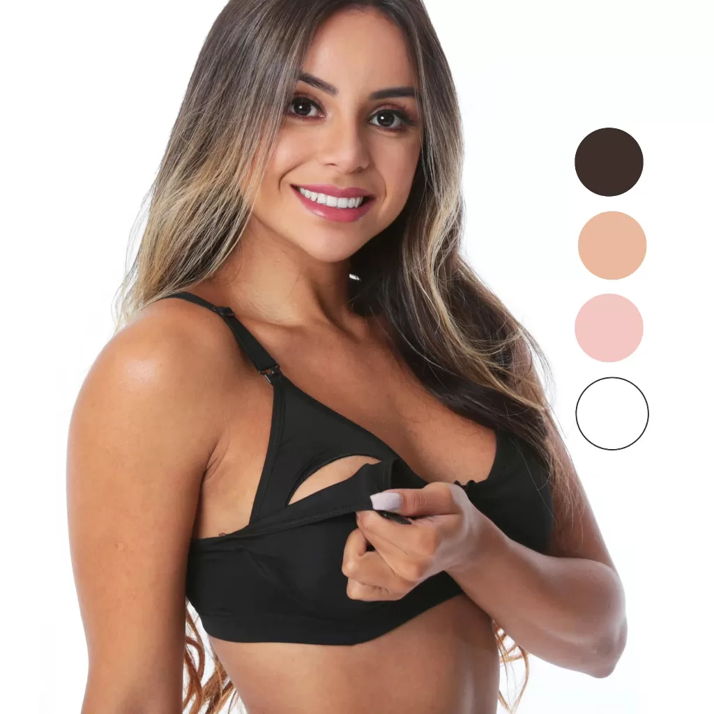 Kit 3Pçs Sutiã Amamentação Pós Parto Sutiã de Amamentação Algodão