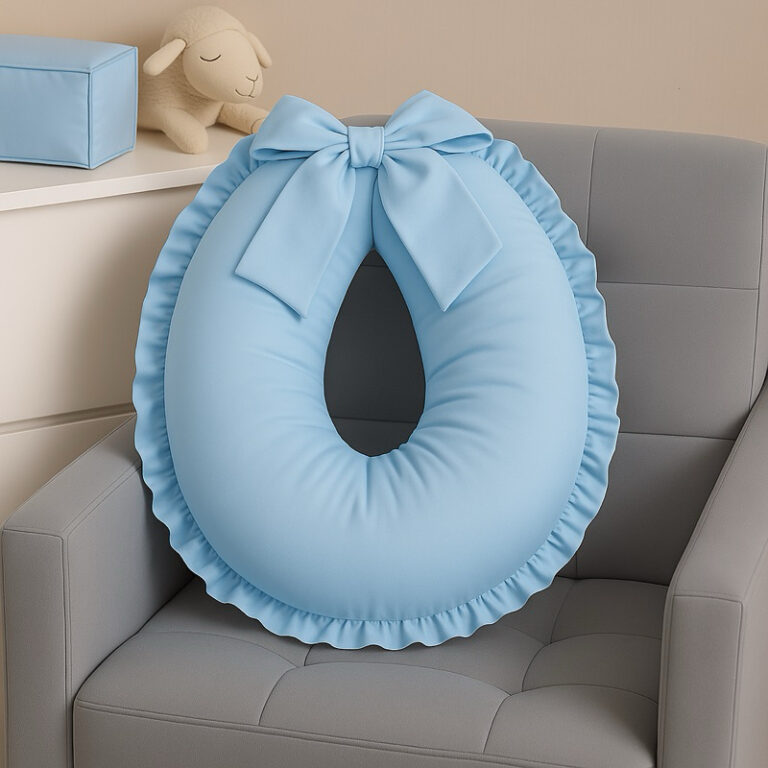 Almofada de Amamentação Babado Extra Grande 100%