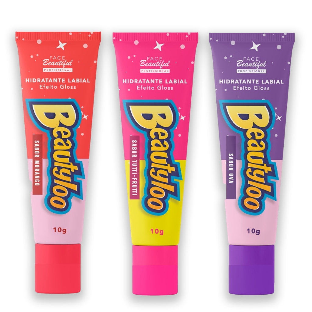 Hidratante Labial Beautyloo Efeito Gloss 10g | Lábios Hidratados, Macios e com Brilho Natural
