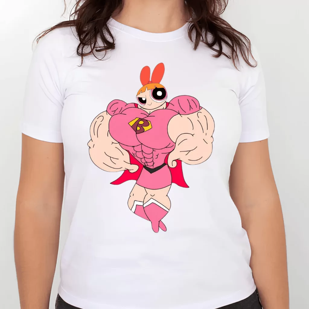 Camiseta Academia – Florzinha Maromba – superpoderosas