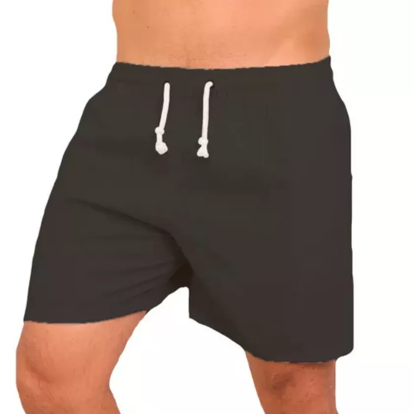 Bermuda Short Linho Masculino Bermudinha Academia Casual