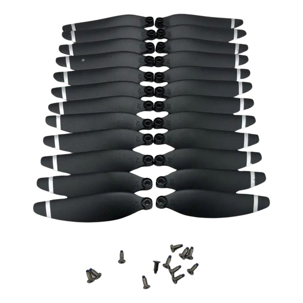 Hélices Para Drone L900 Pro Se Hd Max Kit Com 12 Pares 24 Peças