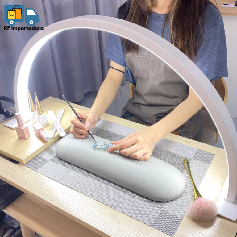Luminária Arco Meia-Lua De Mesa Para Manicure, Es