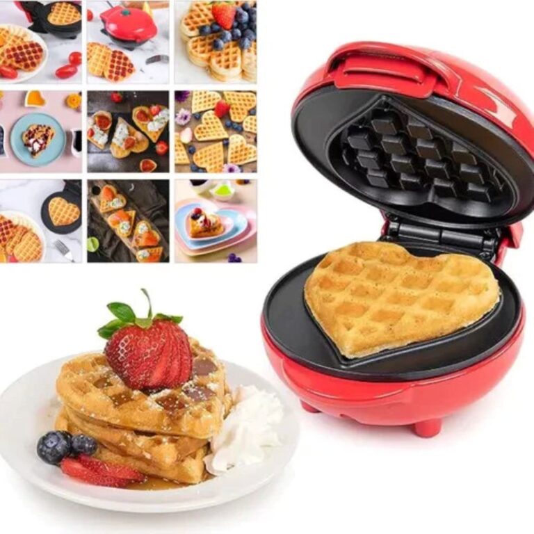 Mini Máquina De Waffle Multiuso Grill Portátil A