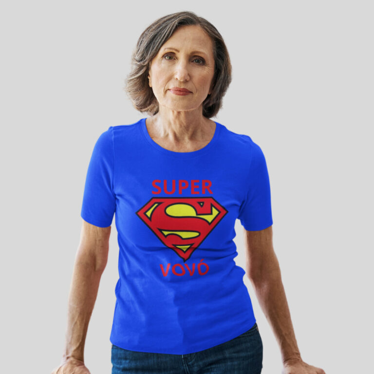 Presente Dia Das Mães Camiseta Super Vovó Mario 