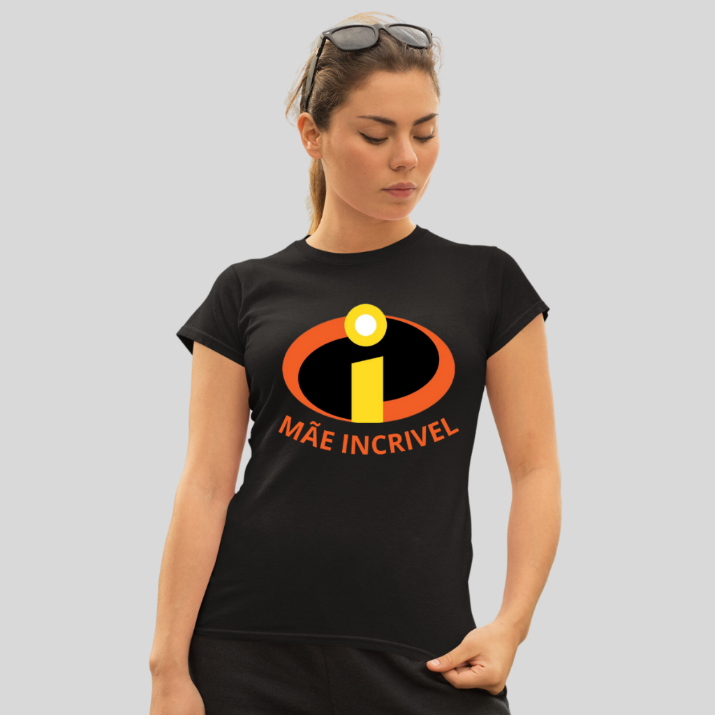 Presente Dia Das Mães Camiseta Super Mãe Incrivel Promovida Mamãe do Ano