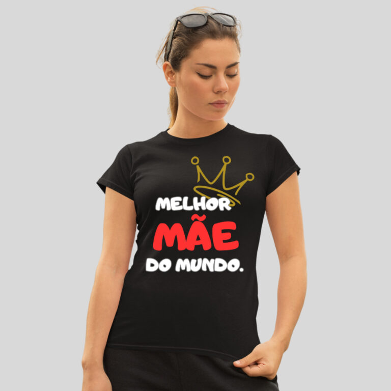Camiseta Melhor Mãe do Mundo Super Vovó Mãe Inc