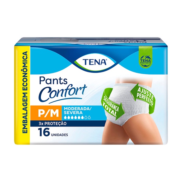 FRALDA GERIATRICA TENA PANTS CONFORT P/M – 1