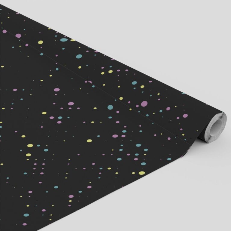 Tecido Oxford Estampado Preto Brilho Neon – 