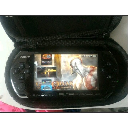 Psp Destravado Semi Novo 30 Jogos   Cartão 4gb   