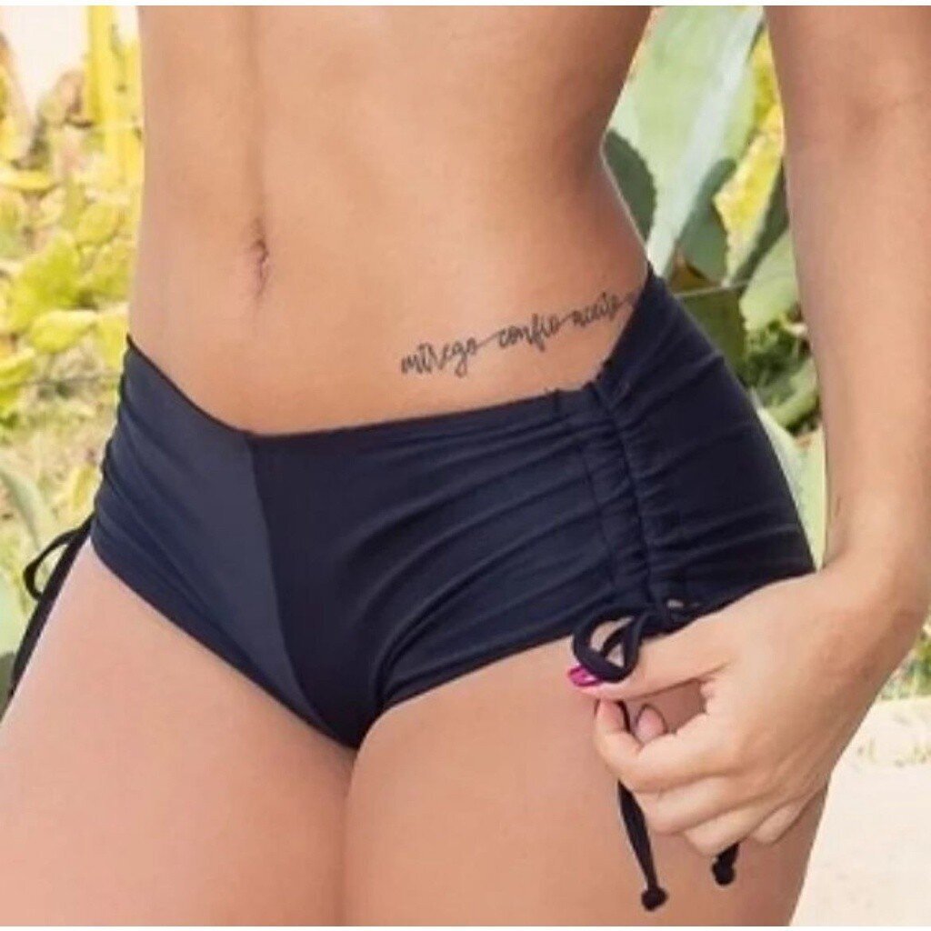 Biquíni Sunquini Shorts Calcinha Moda Praia Sukini feminino Ajustável e Forrado P-M-G