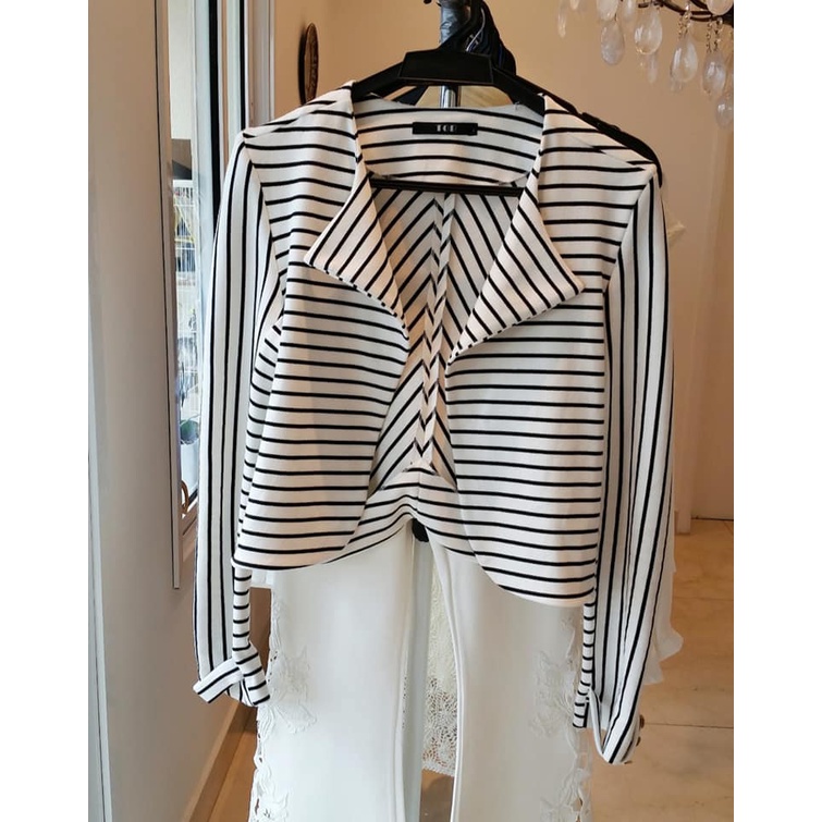 Casaco Cropped Listras
