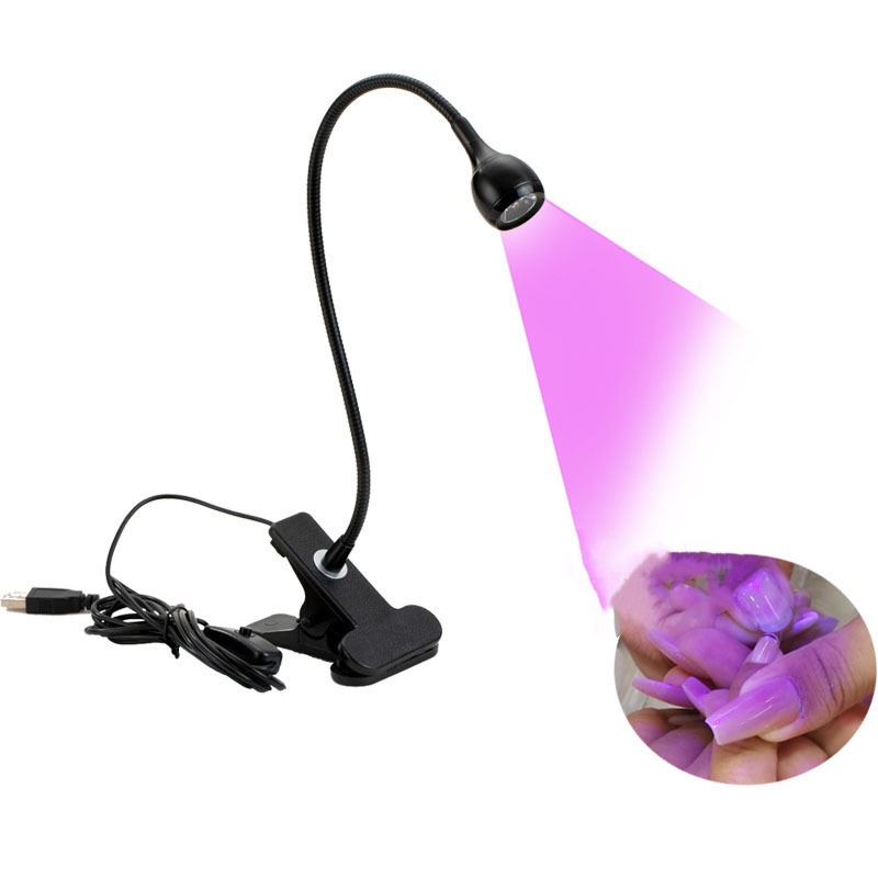 Luminária De Mesa Com Garra Presilha UV Ultravioleta Para Manicure