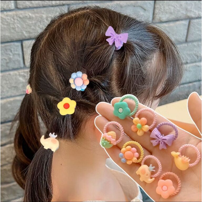 kit 100 elastico de cabelo Xuxinha Rabico infantil