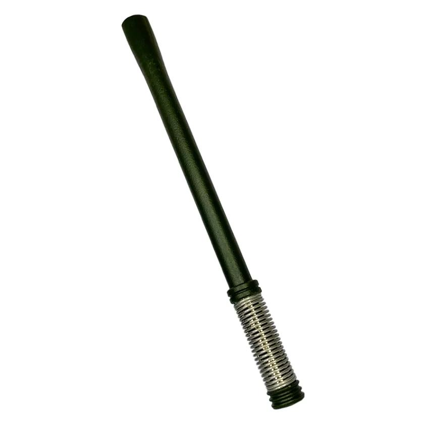 Bomba para Terere INOX Mola Externa com Regulagem de Fluxo VERDE + escovinha para limpeza
