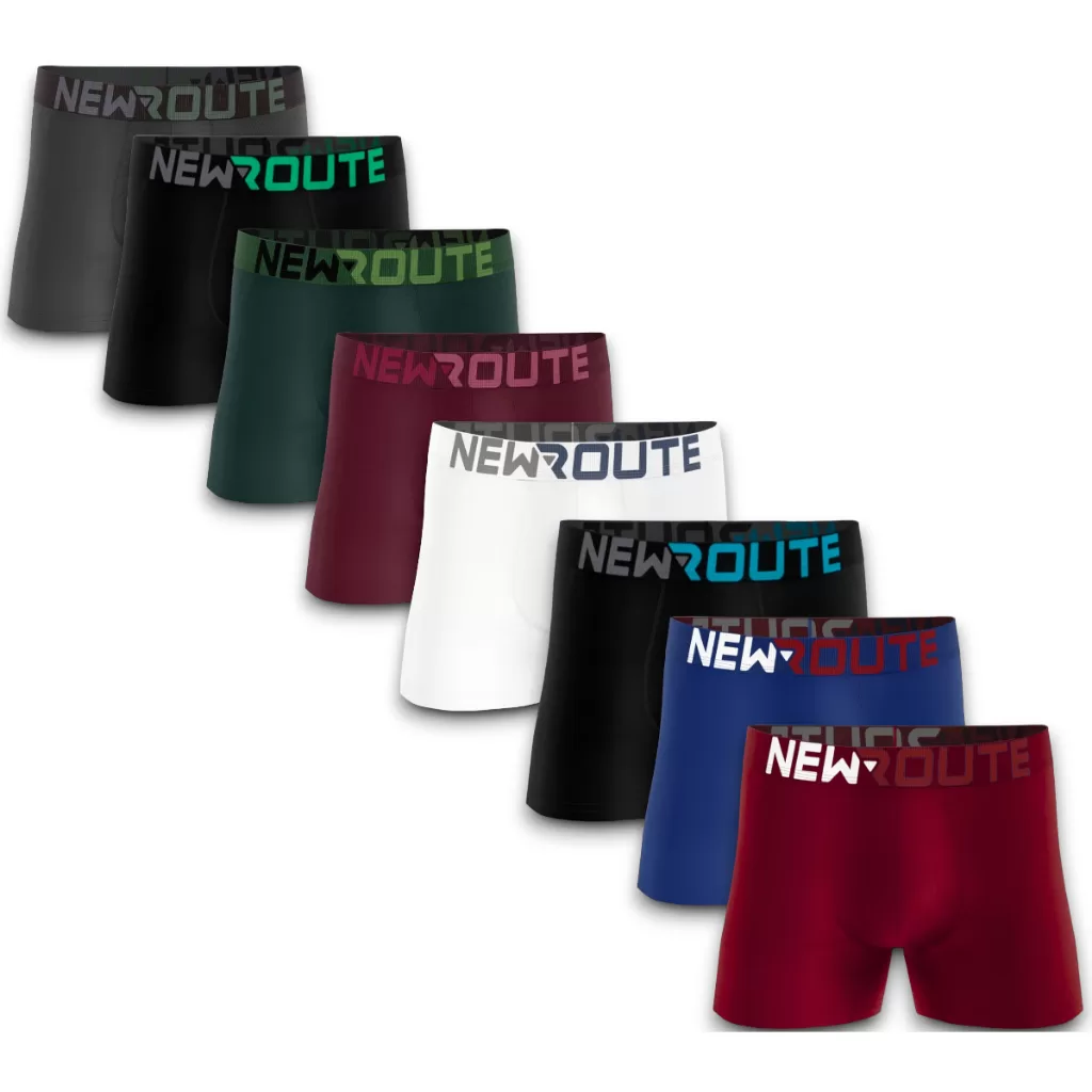 Kit 6 Cueca Boxer Masculino Original Microfibra Lisa/Estampada Premium