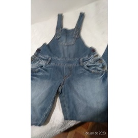 Macacão Jeans Feminino Blue Steel Tamanho M Em Ó